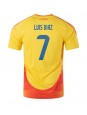 Billige Colombia Luis Diaz #7 Hjemmedrakt Copa America 2024 Kortermet